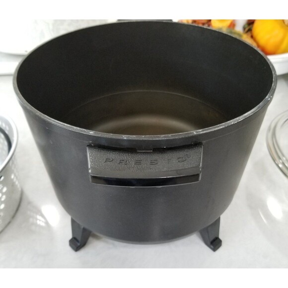 Presto 06006 Kitchen Kettle Multi-Cooker deep fryer - Black - tested working - Picture 5 of 12